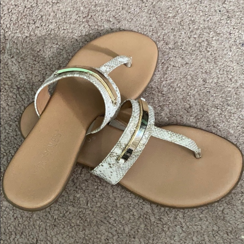 Aerosoles Snakeskin Flip Flop